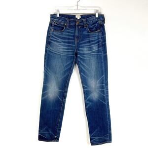 J.Crew Women’s Jeans Faded Medium Wash Mid-Rise Classic Straight Leg Size 26